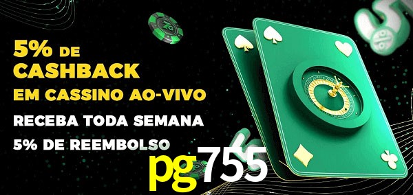 Promoções do cassino ao Vivo pg755